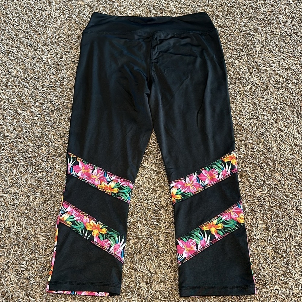 Zone pro Hawaiian flower leggings - Picture 8 of 9
